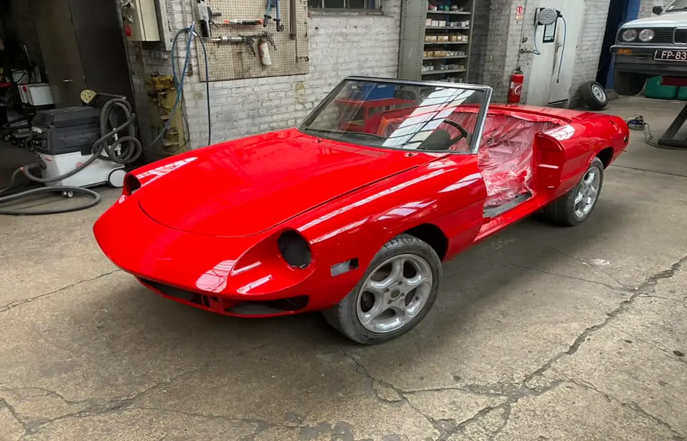 Restauration Complète Alfa Romeo Spider — après